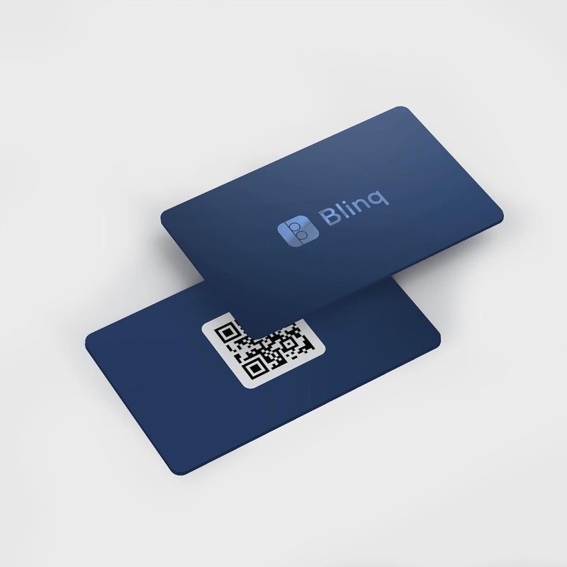 Blinq Digital Business Card – NFC Card - Instant Share via Tap - Compatible with iPhone & Android (Blue) - Image 3